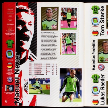 Preview: FC Bayern 2012 Panini Sticker Album komplett