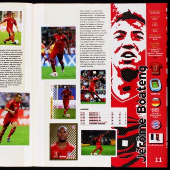FC Bayern 2012 Panini Sticker Album komplett