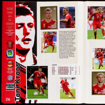 FC Bayern 2012 Panini Sticker Album komplett
