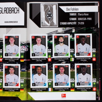 Fußball 2020 Topps Sticker Album komplett