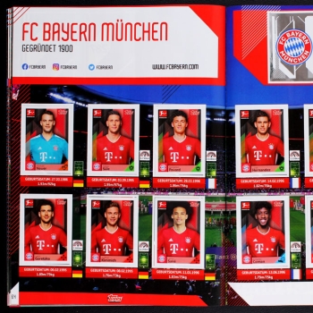 Fußball 2020 Topps Sticker Album komplett