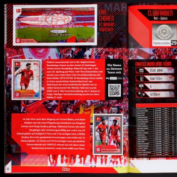 Fußball 2020 Topps Sticker Album komplett