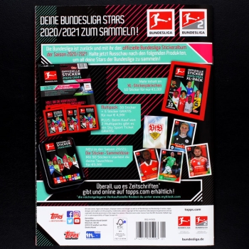 Fußball 2020 Topps Sticker Album komplett