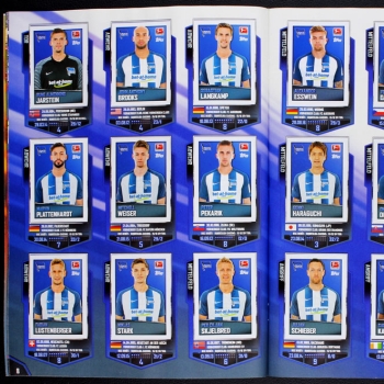 Preview: Fußball 2016 Topps Sticker Album komplett