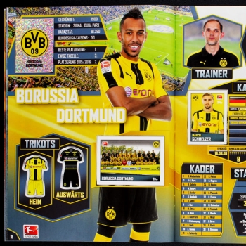 Preview: Fußball 2016 Topps Sticker Album komplett