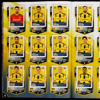 Fußball 2016 Topps Sticker Album komplett