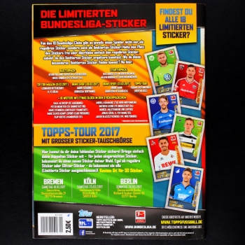 Fußball 2016 Topps Sticker Album komplett