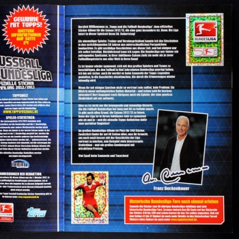 Preview: Fußball 2012 Topps Sticker Album komplett