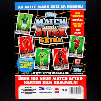 Fußball 2012 Topps Sticker Album komplett