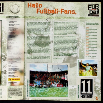 Preview: Fußball 2004 Panini Sticker Album komplett