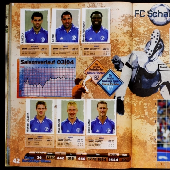 Fußball 2004 Panini Sticker Album komplett