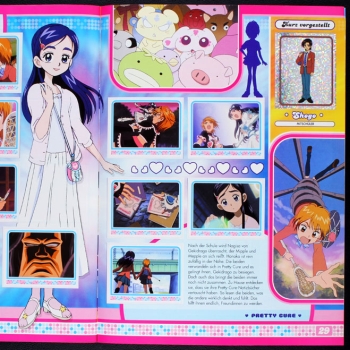 Pretty Cure Merlin Sticker Album komplett