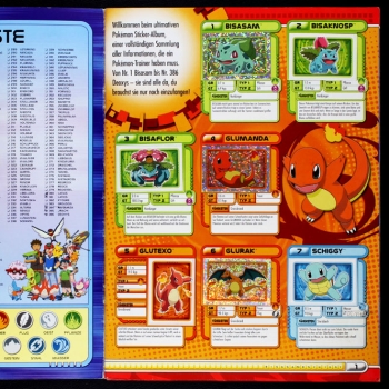 Preview: Pokemon Ultimat Merlin Sticker Album komplett