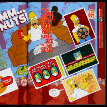 Simpsons 2 Panini Sticker Album komplett