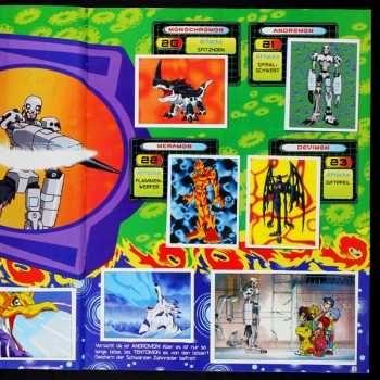 Preview: Digimon Panini Sticker Album komplett