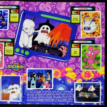 Preview: Digimon Panini Sticker Album komplett