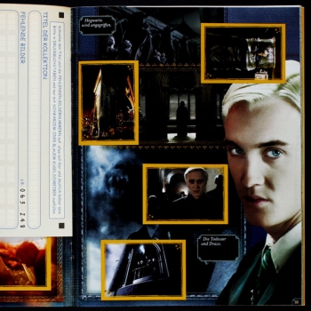 Harry Potter Halbblutprinz Panini Sticker Album komplett
