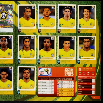 South Africa 2010 Panini Sticker Album komplett