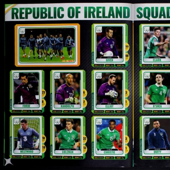 Preview: Ireland 2016 Panini Sticker Album komplett