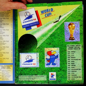 Preview: France 98 Panini Sticker Album - lesen