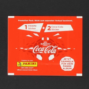 Euro 2016 coca cola Panini sticker bag