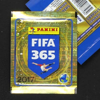 FIFA 365 2017 Panini Sticker Tüte blaue Variante