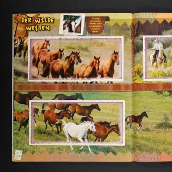 Pferde ein zärtliche Verbundenheit Panini Sticker Album