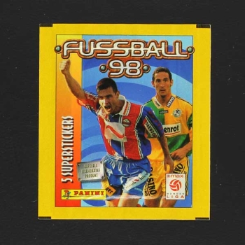 Fußball 98 Panini Österreich Sticker Tüte
