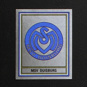 MSV Duisburg Fußball 82 Panini Sticker