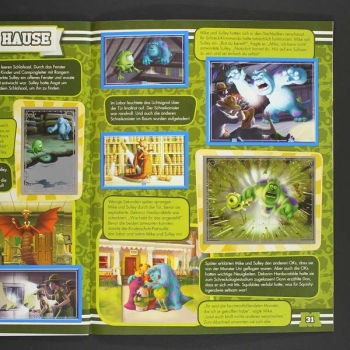 Die Monster Uni Panini Sticker Album