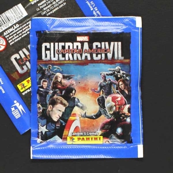 Civil War Captain America Panini sticker bag