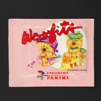 Woofits 1982 Panini sticker Tüte