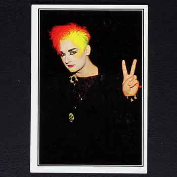 Boy George Panini Sticker No. 51 - Smash Hits 85