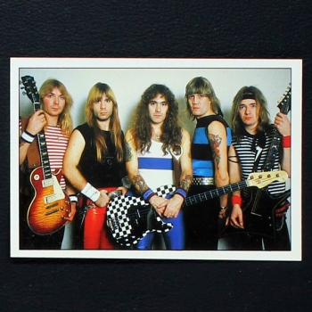 Iron Maiden Panini Sticker No. 84 - Smash Hits 87