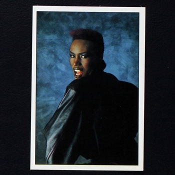 Grace Jones Panini Sticker No. 93 - Smash Hits 87