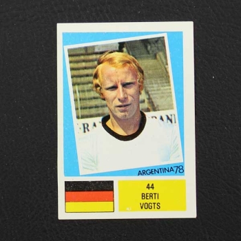 Berti Vogts FKS Sticker Argentina 78