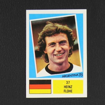 Heinz Flohe FKS Sticker Argentina 78