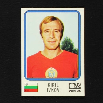 München 74 Nr. 255 Panini Sticker Kiril Ivkov