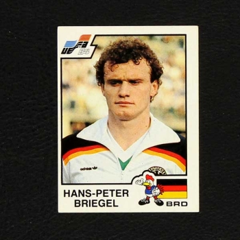 Hans-Peter Briegel Panini Euro 84 Sticker