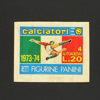 Calciatori 1973-74 Panini Sticker Tüte