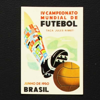 München 74 Nr. 027 Panini Sticker Brasil 1950 Poster