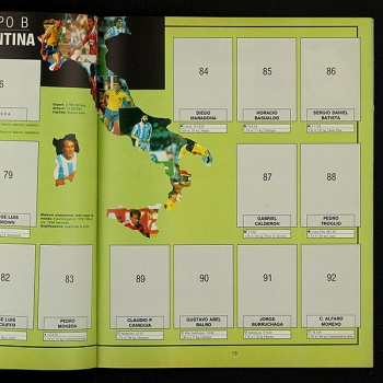 Italia 90 Euroflash Sticker Album Leeralbum