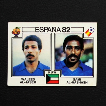 Espana 82 Nr. 232 Panini Sticker Al-Jasem - Al-Hashash