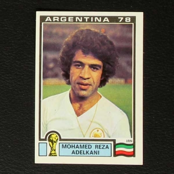 Argentina 78 No. 292 Panini sticker Mohamed Reza Adelkani