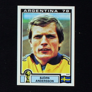 Argentina 78 Nr. 227 Panini Sticker Björn Andersson
