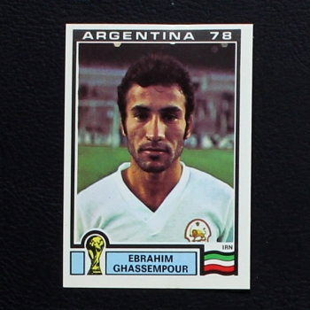 Argentina 78 No. 285 Panini sticker Ebrahim Ghassempour