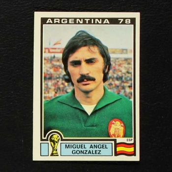 Argentina 78 Nr. 207 Panini Sticker Miguel Angel Gonzalez