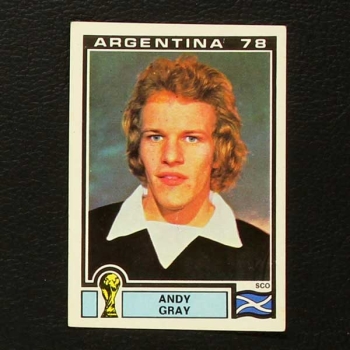 Argentina 78 Nr. 327 Panini Sticker Andy Gray