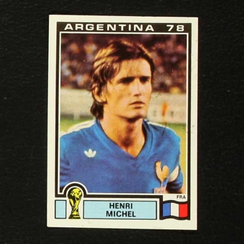 Argentina 78 Nr. 089 Panini Sticker Henri Michel