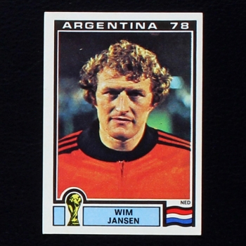 Argentina 78 Nr. 267 Panini Sticker Wim Jansen